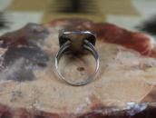 Vintage Navajo Hollow Form Face Ketoh Ring in Silver c.1950～