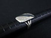 Vintage Navajo Hollow Form Face Ketoh Ring in Silver c.1950～