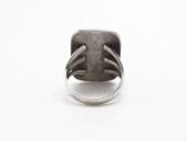 Vintage Navajo Hollow Form Face Ketoh Ring in Silver c.1950～