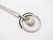 Old Navajo Hoop Top w/Leaf & BisbeeTurquoise Necklace c.1975