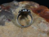 Antique Navajo Split Shank Ring w/No.8 Turquoise c.1935～