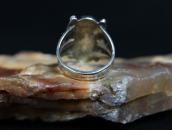 Antique Navajo Split Shank Ring w/No.8 Turquoise c.1935～