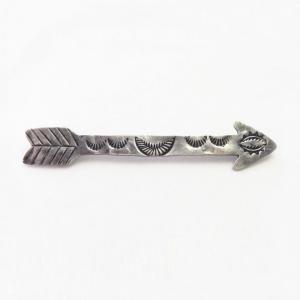 【Ganscraft】Atq Arrow Shape Pin in Ingot Coin Silver  c.1935～