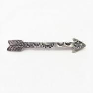 【Ganscraft】Atq Arrow Shape Pin in Ingot Coin Silver  c.1935～