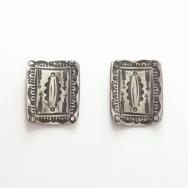 【Morris Robinson】 Hopi Antique Stamped Tag Earrings  c.1930～