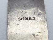 Antique Thunderbird Applique Tag Pendant Necklace  c.1940～