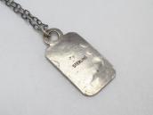 Antique Thunderbird Applique Tag Pendant Necklace  c.1940～