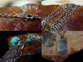 Antique Thunderbird Applique Tag Pendant Necklace  c.1940～