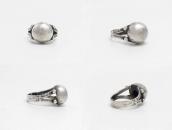 Antique "Navajo Pearl" Face Tourist Ring in Silver c.1935～