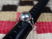 Antique "Navajo Pearl" Face Tourist Ring in Silver c.1935～