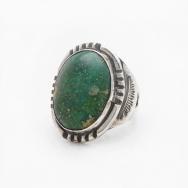 【Ralph Tawangyaouma】Hopi Silver Ring w/Turquoise c.1950～