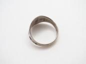 Antique Navajo 卍 T-bird & Arrows Stamped Silver Ring c.1930