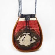 Antique Navajo Rug & Hair on Hide Marine Bag 【Dazzler】