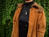 Antique Navajo Arrows Stamped 卍 Applique Tag Necklace c.1930