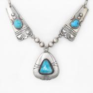 【Morris Robinson】Hopi Vintage Necklace w/Turquoise  c.1950～