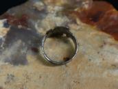 【H.H.Tammen】Stamped Ingot Silver 卍 FaceTourist Ring  c.1910～