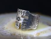 【H.H.Tammen】卍 Cut Out Shape & Chief Stamped Ring  c.1905～