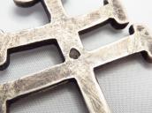 【Greg Lewis】 Acoma Dragonfly Cross Necklace w/Vintage Beads