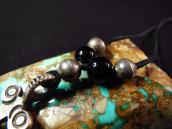 【Greg Lewis】 Acoma Dragonfly Cross Necklace w/Vintage Beads