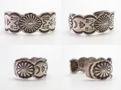 【GARDEN OF THE GODS】Repoused & Stamped Silver Cuff  c.1925～