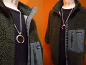 【Dyaami Lewis】 Naja w/Roman Glass & Silver Beads Necklace