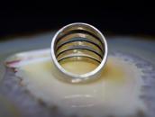 【Allen Kee】 Vintage Navajo Split Shank Silver Ring  c.1955～