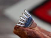 【Allen Kee】 Vintage Navajo Split Shank Silver Ring  c.1955～