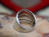 【Allen Kee】 Vintage Navajo Split Shank Silver Ring  c.1955～