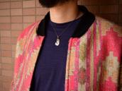 【White Hogan】 Vintage Navajo Overlay Top Necklace  c.1955～