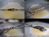 【White Hogan】 Vintage Navajo Overlay Top Necklace  c.1955～