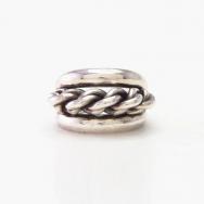 Vintage Braided & Half-Round Wire 3-Strand Ring c.1955～