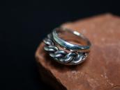 Vintage Braided & Half-Round Wire 3-Strand Ring c.1955～