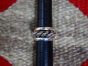 Vintage Braided & Half-Round Wire 3-Strand Ring c.1955～