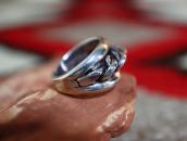 Vintage Braided & Half-Round Wire 3-Strand Ring c.1955～