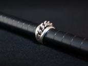 Vintage Braided & Half-Round Wire 3-Strand Ring c.1955～