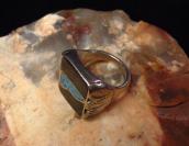 【Dan Simplicio】Zuni Antique Stone Inlay Silver Ring  c.1940～