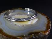 Atq Navajo 卍 Arrow Stamped Heavy Triangle Wire Cuff c.1920～