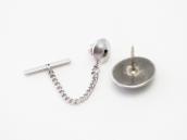 Vtg Navajo Gem Burnham Turquoise Concho Tie Tack Pin c.1955～