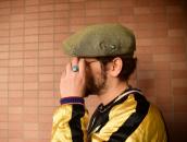 Vtg Navajo Gem Burnham Turquoise Concho Tie Tack Pin c.1955～