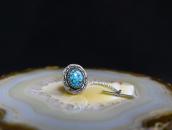 Vtg Navajo Gem Burnham Turquoise Concho Tie Tack Pin c.1955～