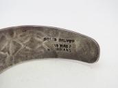 【GARDEN OF THE GODS】Atq Repoused Coin Silver Cuff  c.1930