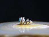 Vintage Navajo Gem Quality Turquoise Pin in Silver  c.1960～
