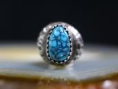 Vintage Navajo Gem Quality Turquoise Pin in Silver  c.1960～