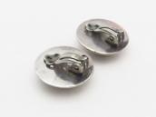 【Austin Wilson】 Vtg Stamped Concho Clip On Earrings  c.1950～