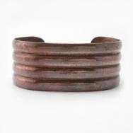 【GARDEN OF THE GODS】Ribbed Copper Cuff Bracelet c.1930～