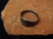 Antique Naja Repouse & 卍 Stamped Silver Tourist Ring c.1925～