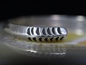 Atq Navajo/Pueblo Owl Stamped Ingot TriangleWire Cuff c.1920