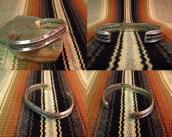 Vintage Double Triangle & Twistedwire Cuff c.1960～