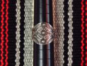 Antique Navajo Crossed Arrows Applique Silver Ring  c.1930～