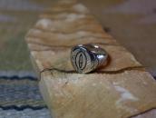 【U.S.NAVAJO 2/C. G. Wallace Trading Post】 Seal Ring c.1938～